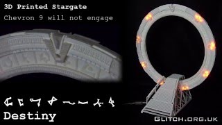 3D Printed Working Stargate V2 - Chevron 9 will not lock