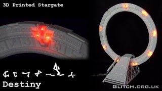 3D Printed Working Stargate V2 - Destiny